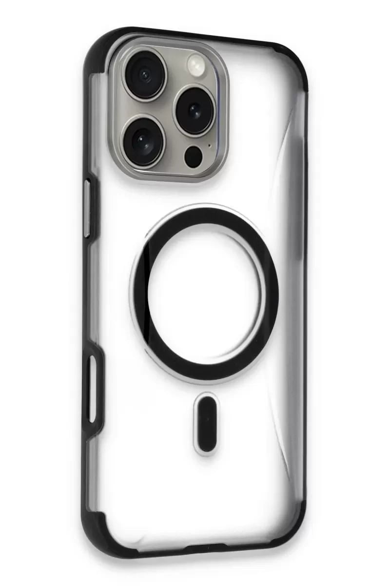Apple iPhone 16 Pro Max Hilton Magsafe Kapak - Siyah