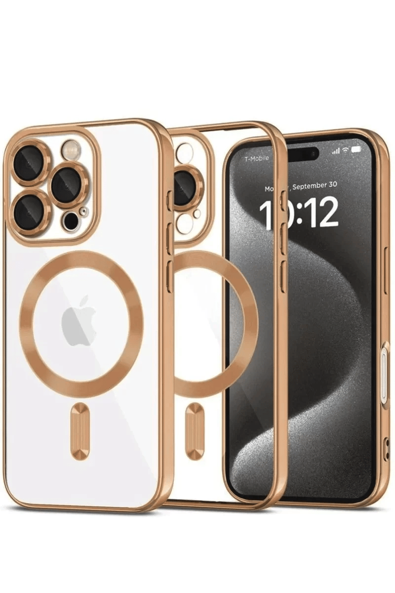 Apple iPhone 16 Pro Max Kılıf Kross Magneticsafe Kapak - Çöl Titanyum