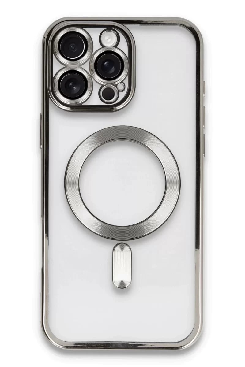 Apple iPhone 16 Pro Max Kılıf Kross Magneticsafe Kapak - Titan Gri