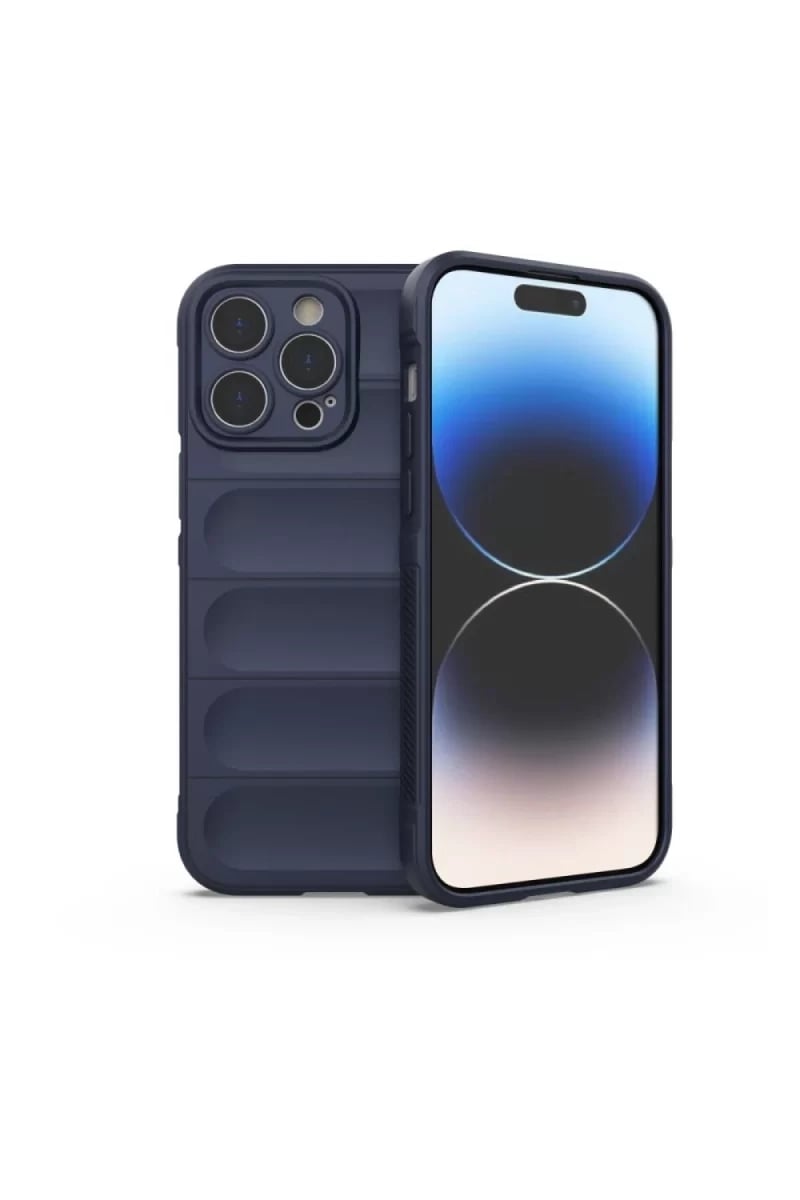 Apple iPhone 16 Pro Max Kılıf Optimum Silikon - Lacivert