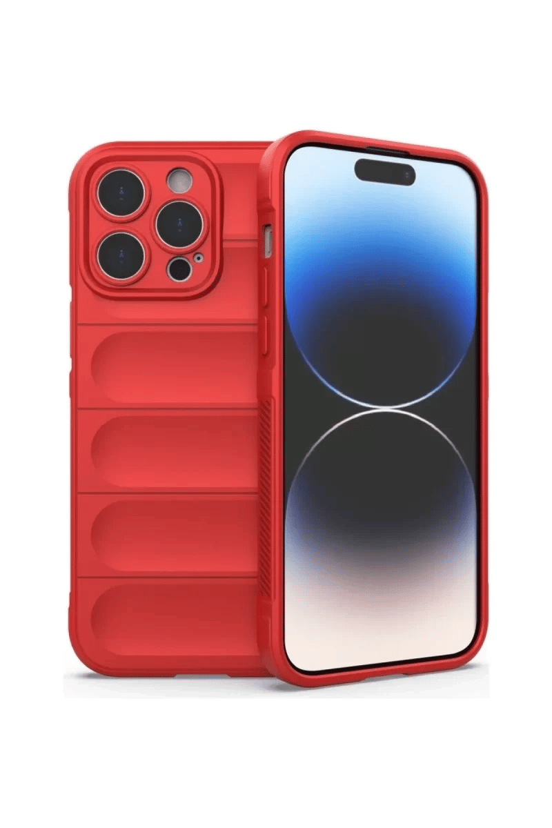 Apple iPhone 16 Pro Max Kılıf Optimum Silikon - Kırmızı