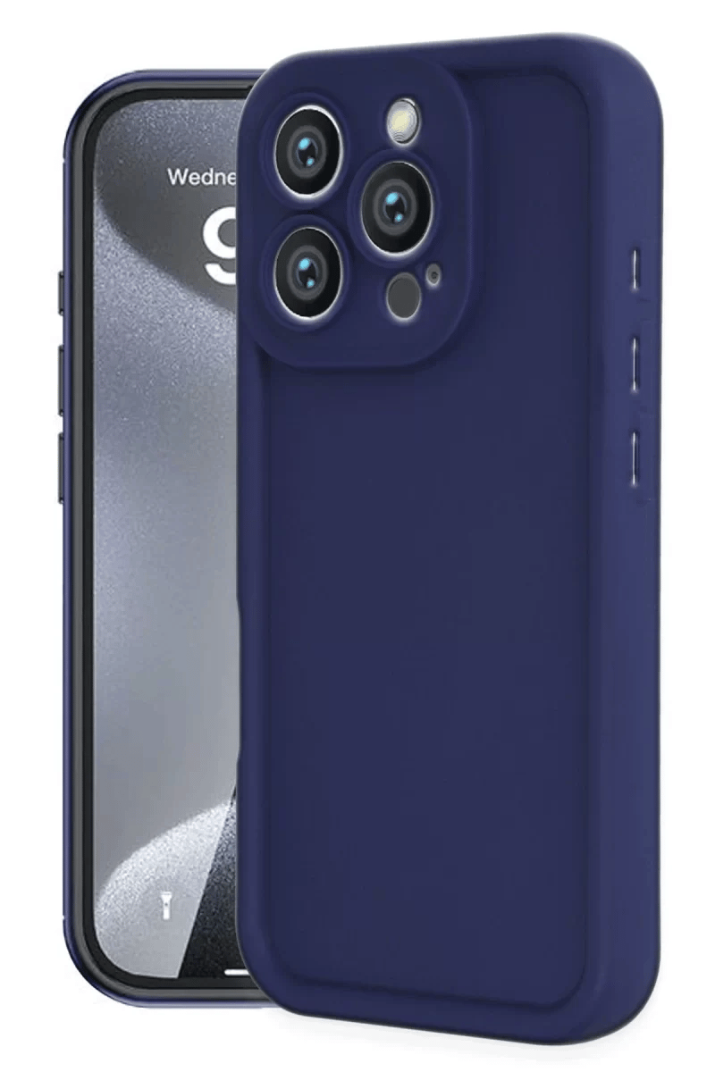 Apple iPhone 16 Pro Max Kılıf Viera Silikon - Lacivert