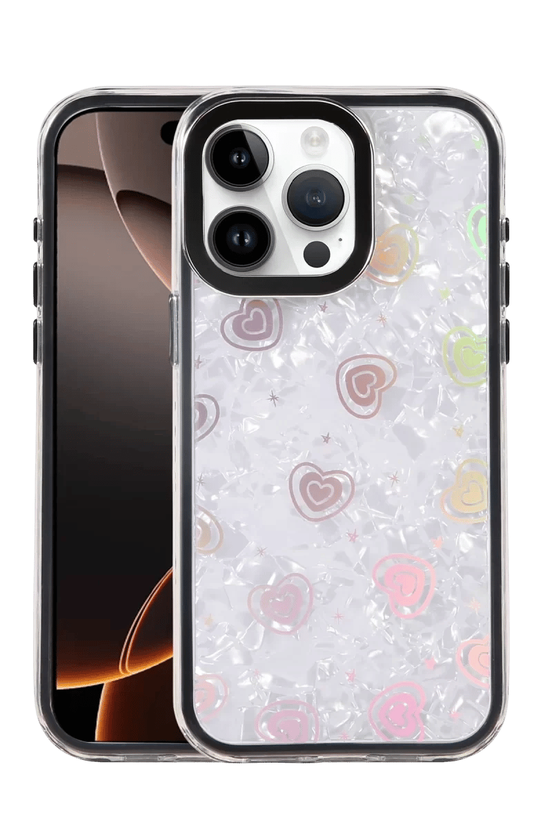 Apple iPhone 16 Pro Max Lumi Desenli Kapak - Siyah