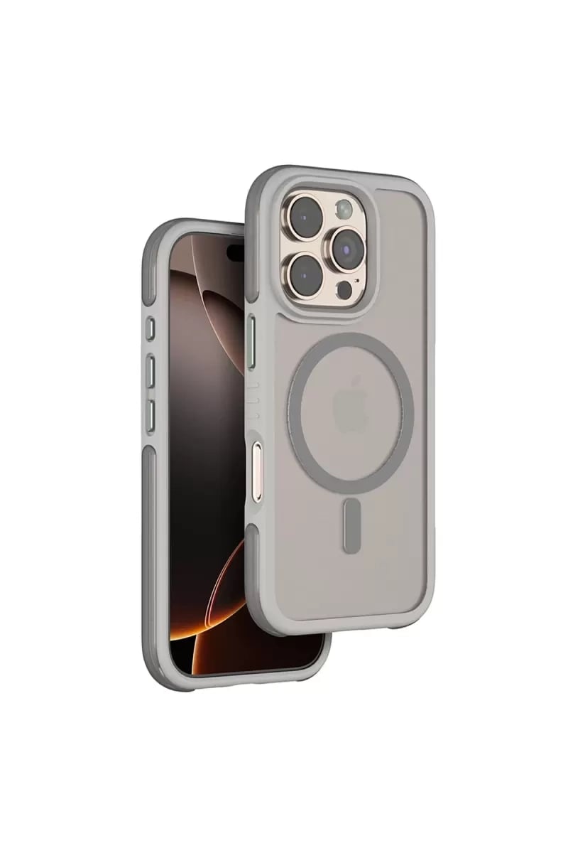 Apple iPhone 16 Pro Max Orbit Magsafe Kapak - Titan Gri
