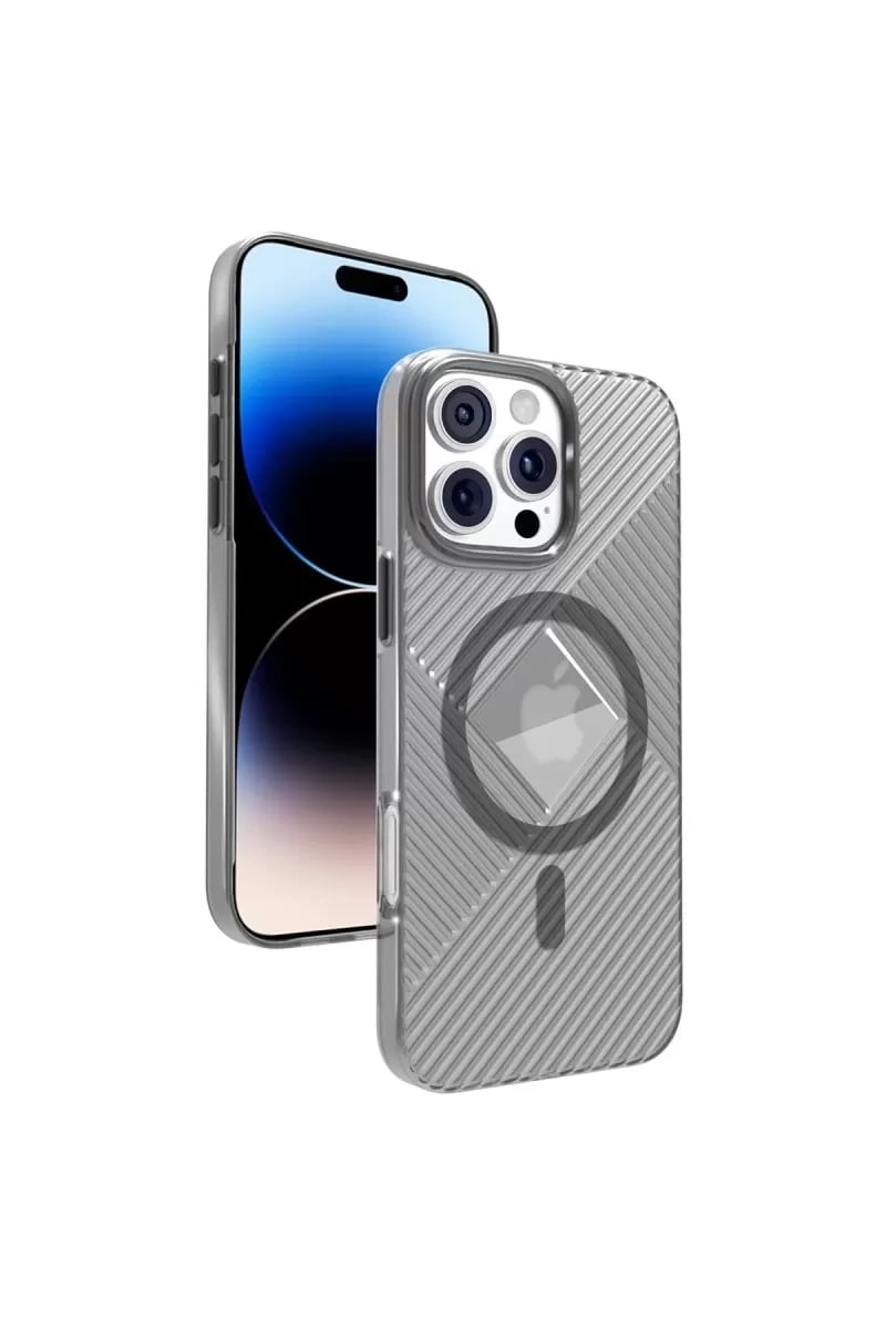 Apple iPhone 16 Pro Max Stella PC Sert Magsafe Kılıf - Siyah