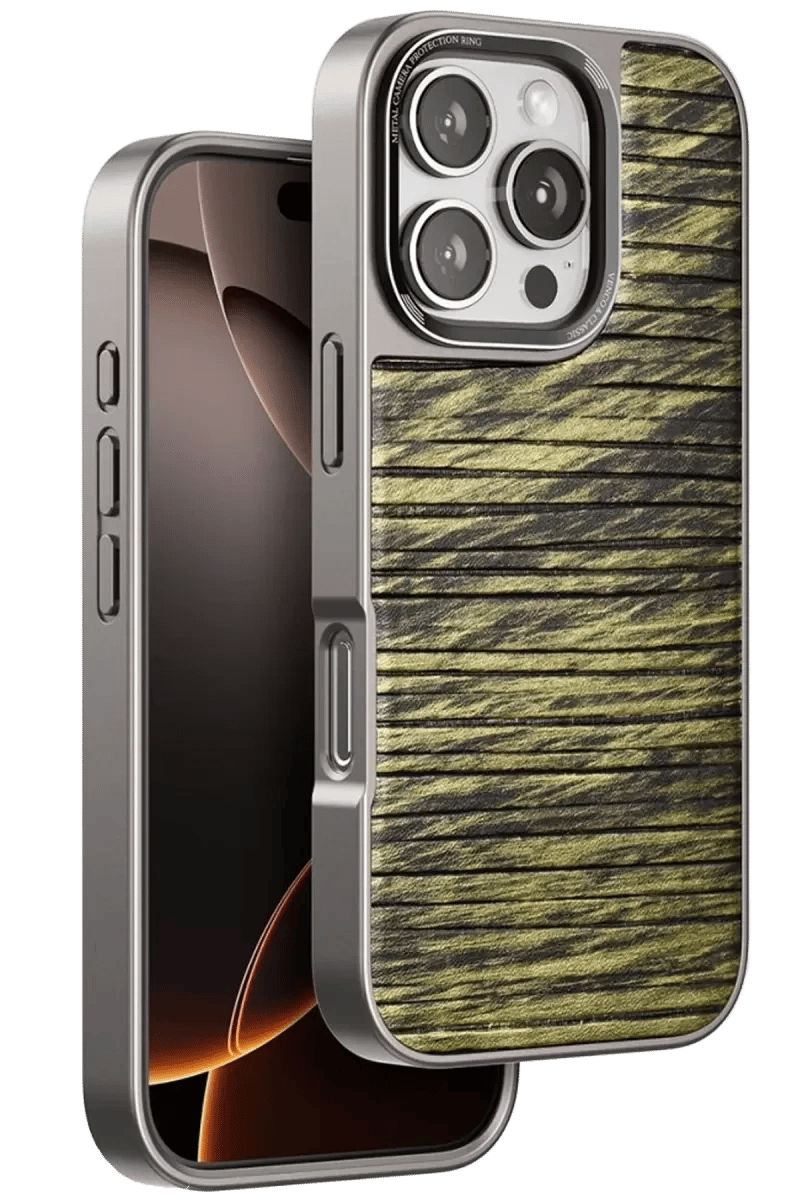 Apple iPhone 16 Pro Max Wave Kapak - Koyu Kahve
