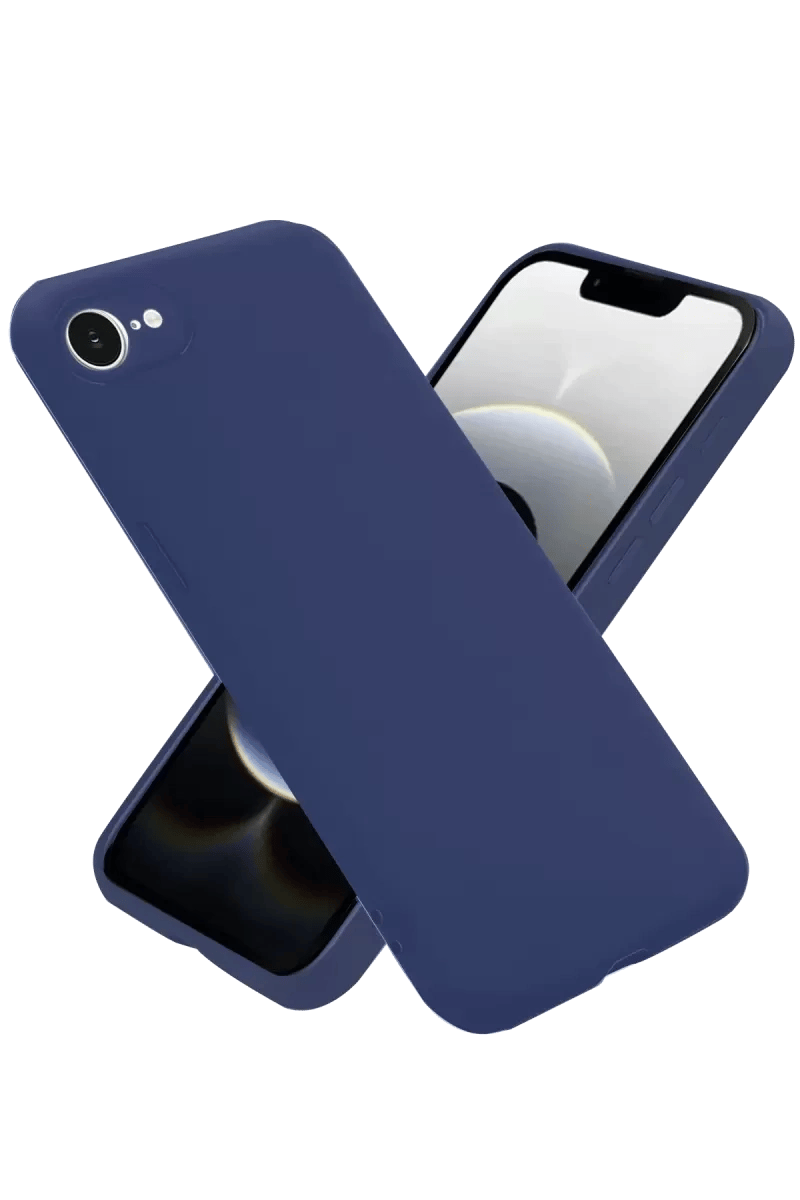 Apple iPhone 16E Kılıf First Silikon - Lacivert