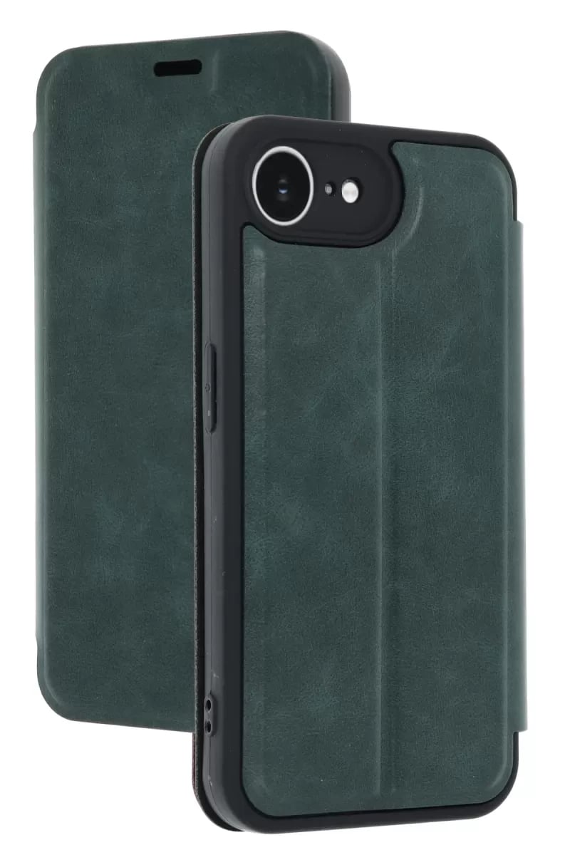 Apple iPhone 16E Kılıf Flip Cover - Koyu Yeşil