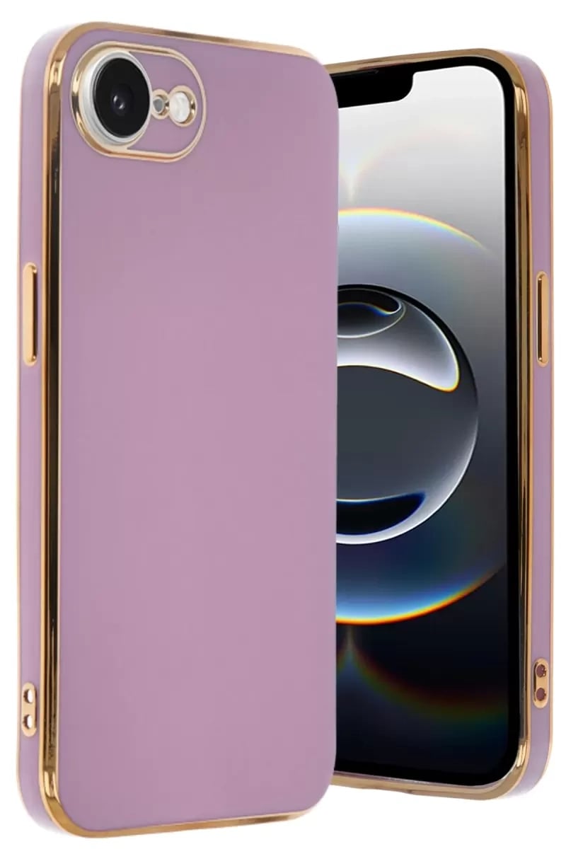 Apple iPhone 16E Kılıf Volet Silikon - Mor