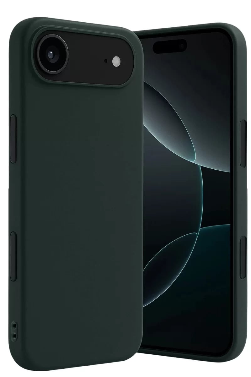 Apple iPhone 17 Air First Silikon - Koyu Yeşil