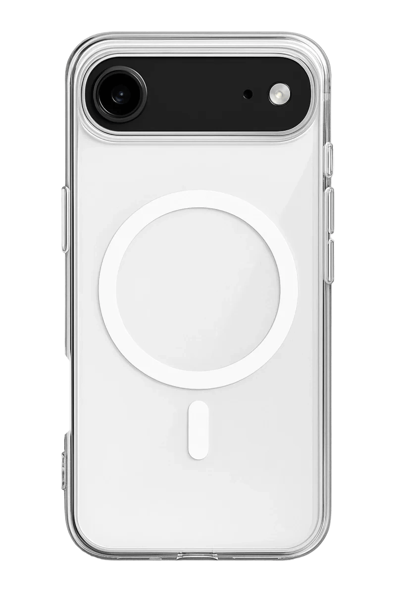 Apple iPhone 17 Air Kılıf Magneticsafe Şeffaf Silikon - Şeffaf
