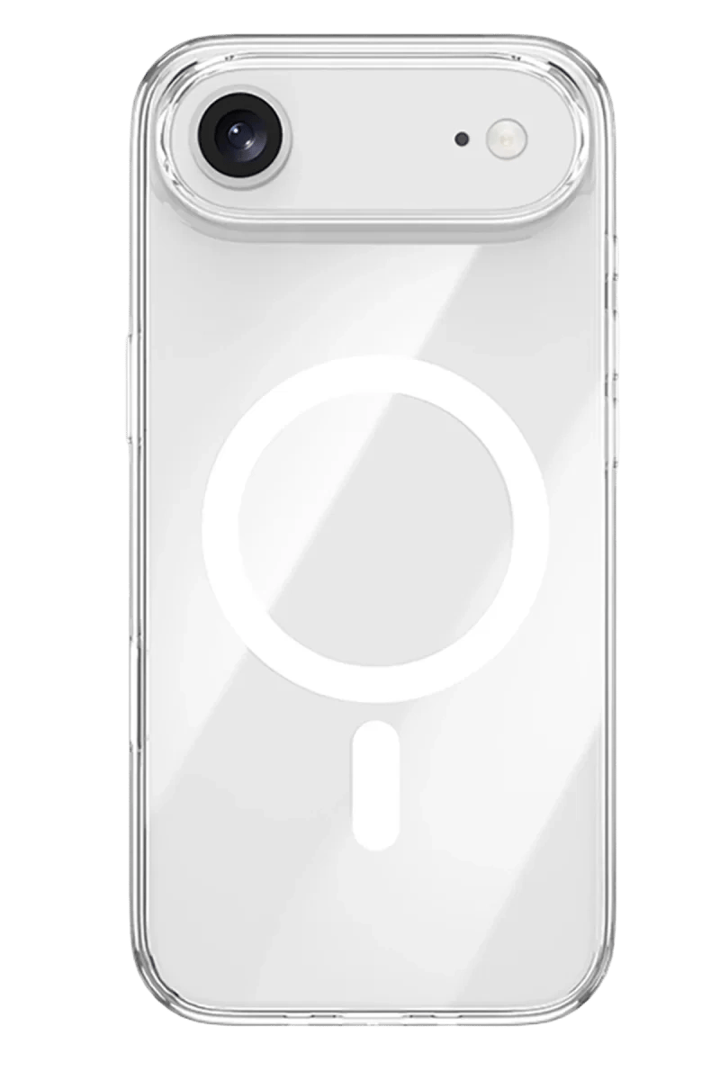 Apple iPhone 17 Air Kılıf Pc Real Magsafe Kapak - Şeffaf