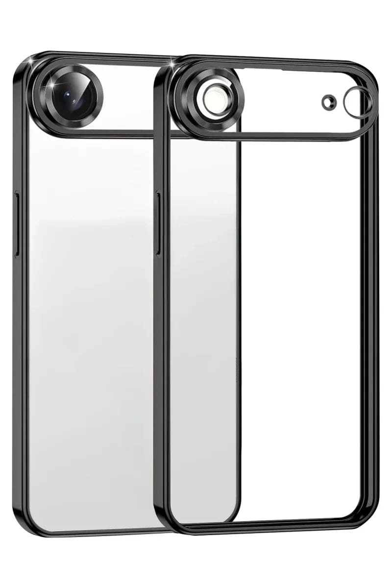 Apple iPhone 17 Air Lensli Silikon - Siyah