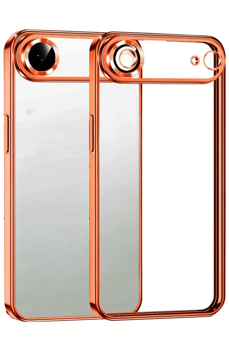 Apple iPhone 17 Air Lensli Silikon - Turuncu