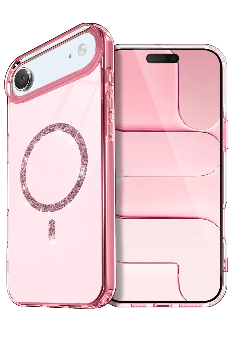 Apple iPhone 17 Air Live Diamond Magsafe Kapak - Pembe