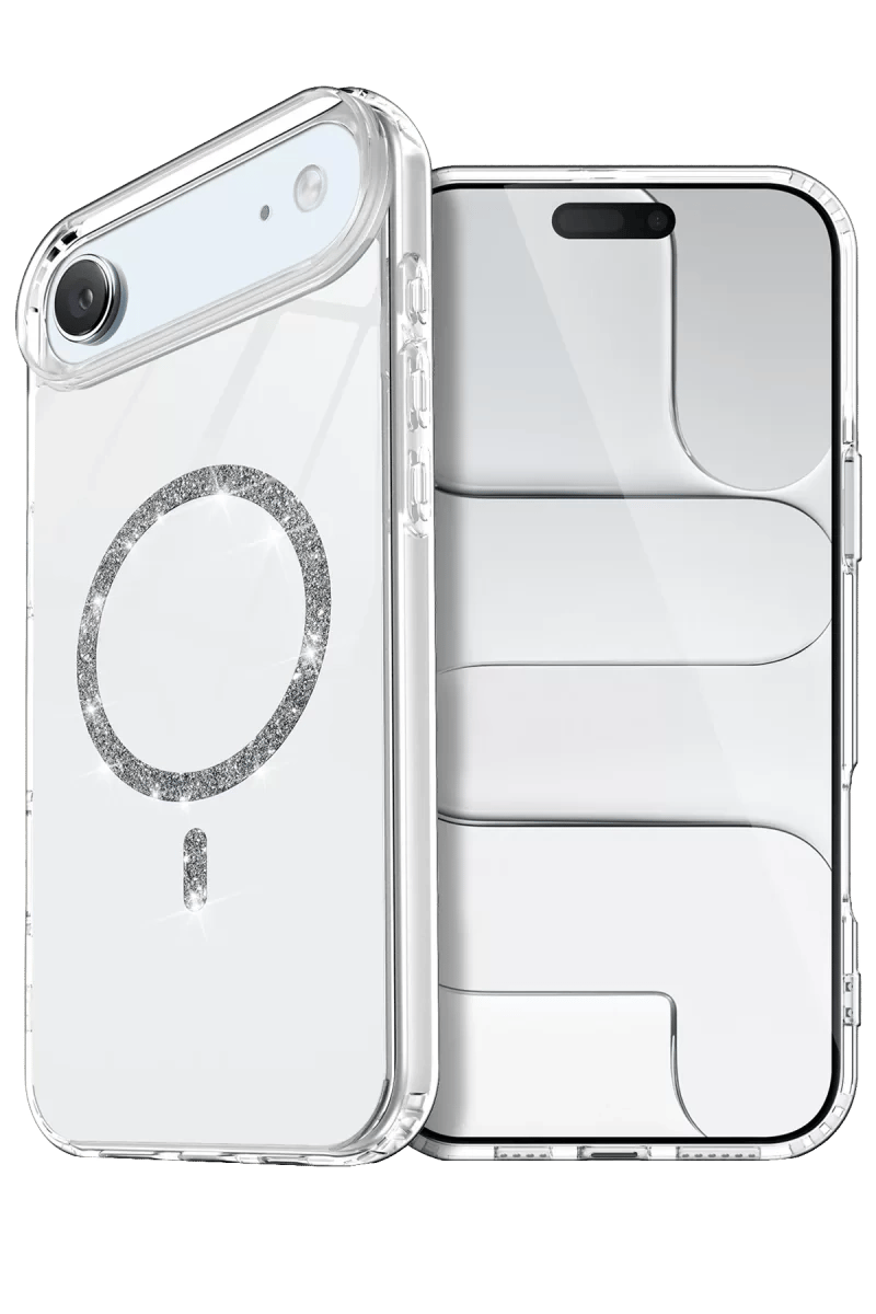 Apple iPhone 17 Air Live Diamond Magsafe Kapak - Şeffaf