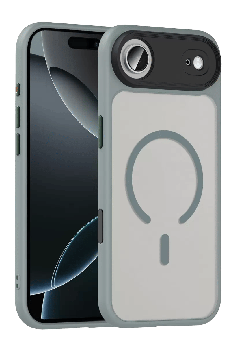 Apple iPhone 17 Air Megane Magsafe Kapak - Titan Gri