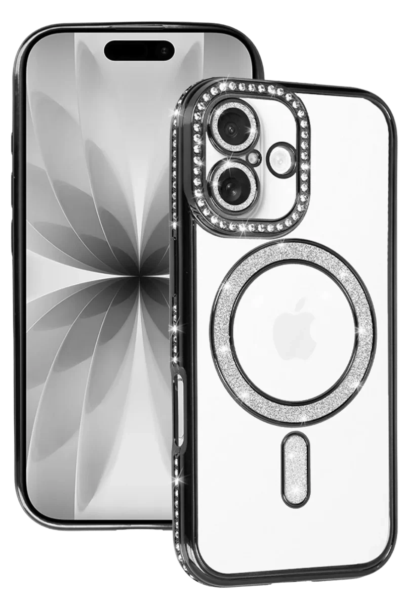 Apple iPhone 17 Joke Simli Magneticsafe Kılıf - Siyah