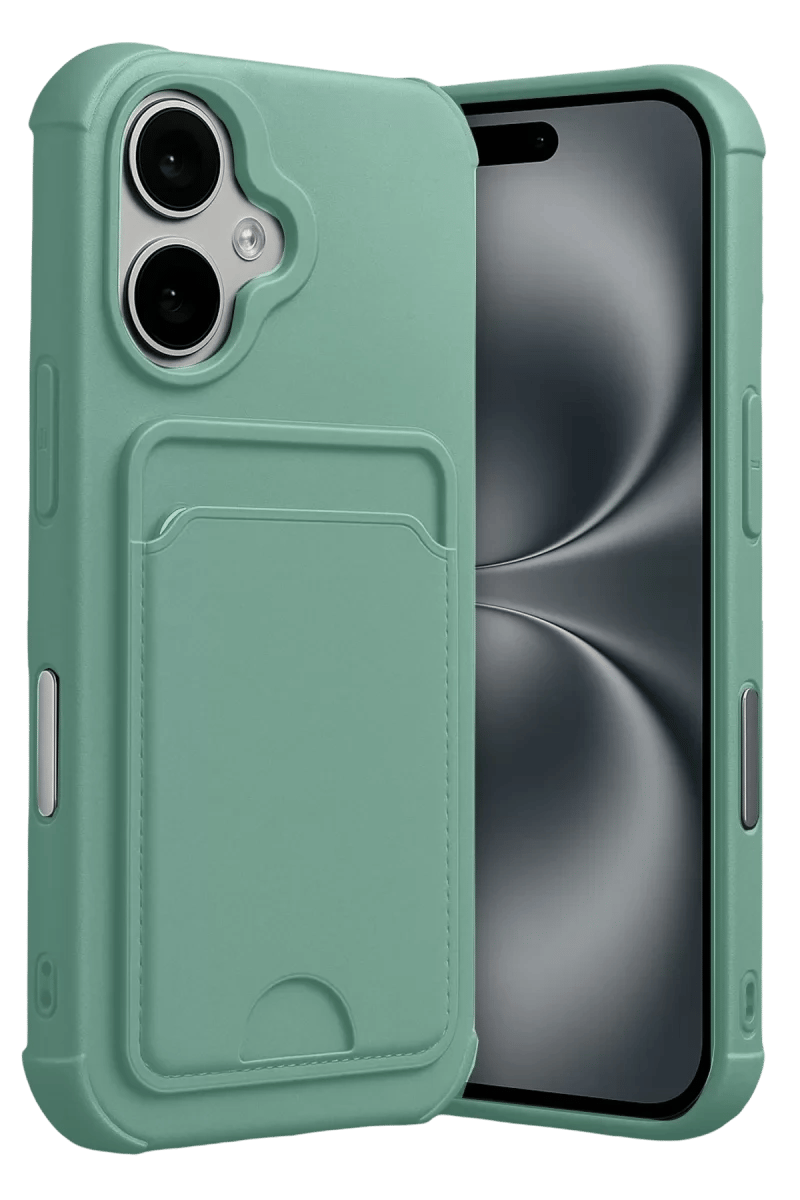 Apple iPhone 17 Kelvin Kartvizitli Silikon - Açık Yeşil