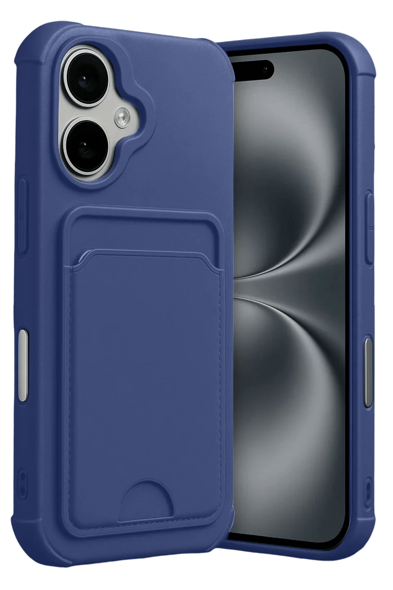 Apple iPhone 17 Kelvin Kartvizitli Silikon - Lacivert