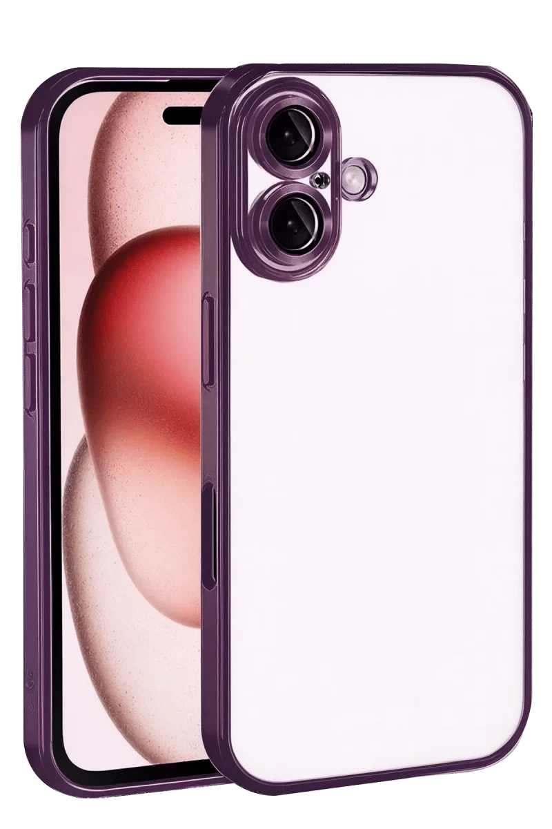 Apple iPhone 17 Lensli Silikon - Açık Mor