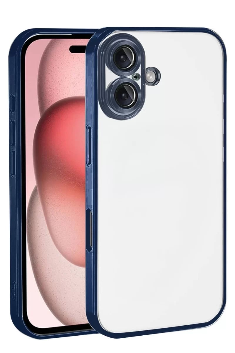 Apple iPhone 17 Lensli Silikon - Lacivert