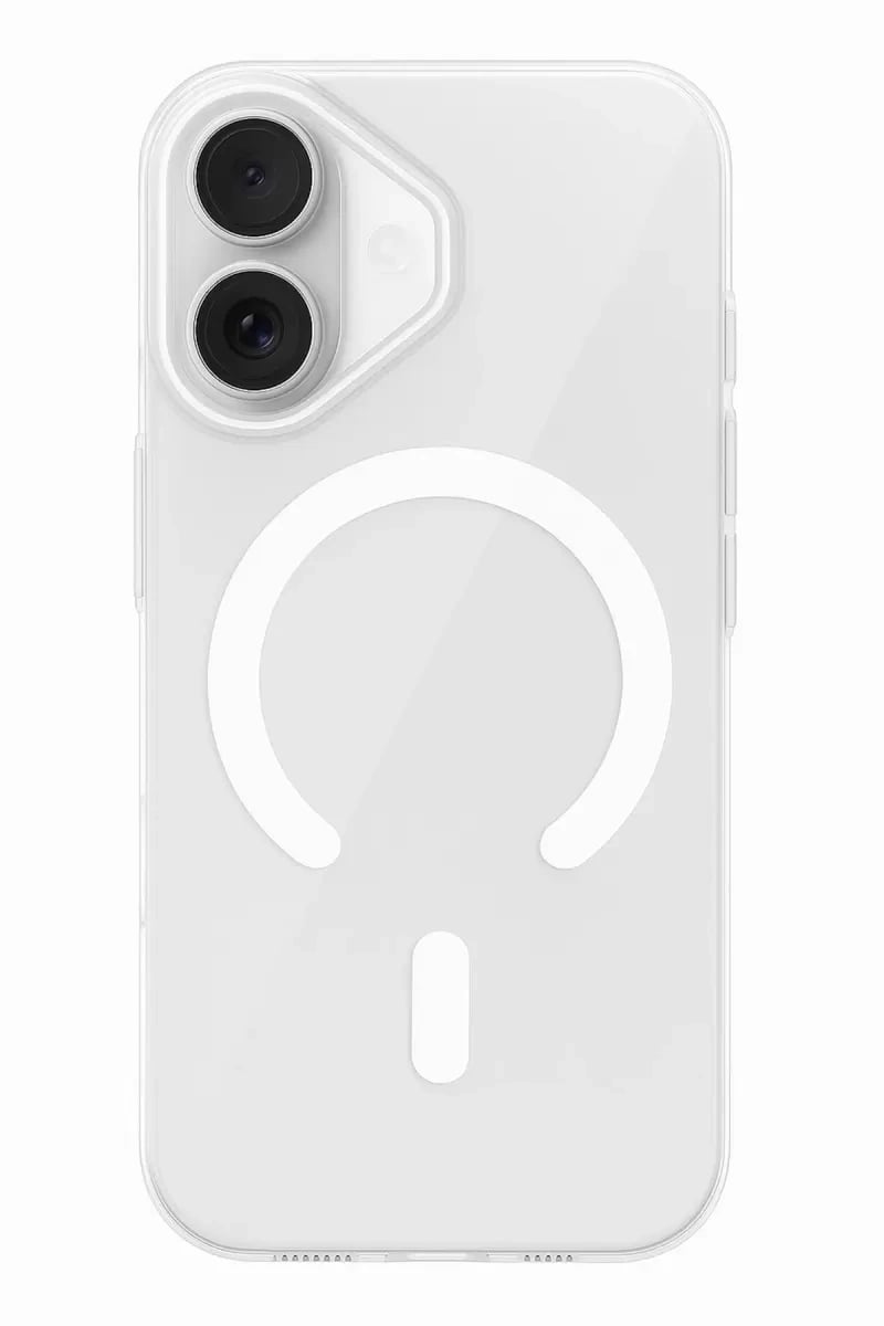 Apple iPhone 17 PC Blank Magsafe Kapak - Şeffaf