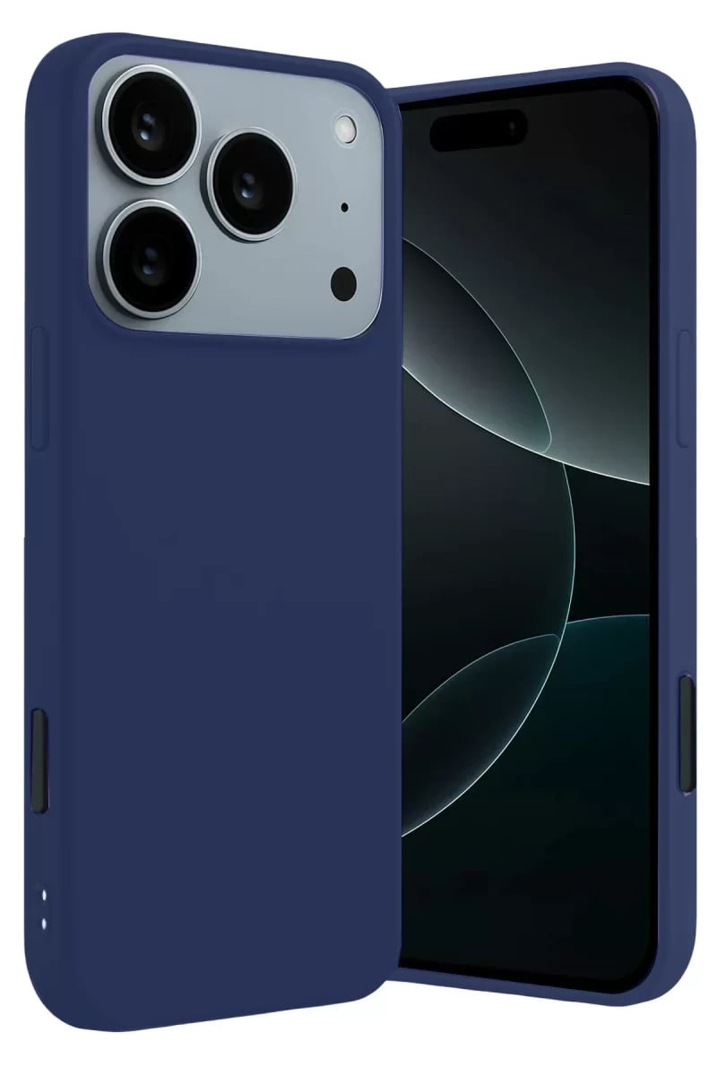 Apple iPhone 17 Pro First Silikon - Lacivert