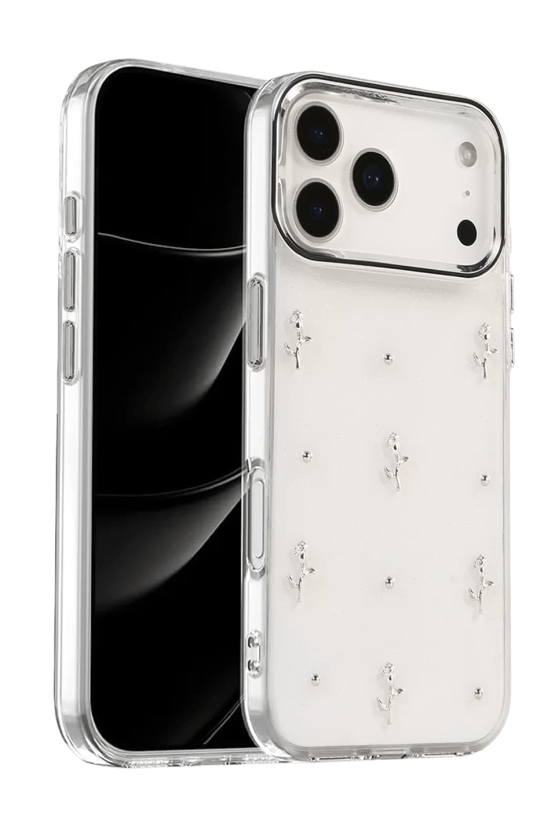 Apple iPhone 17 Pro Fiyonk Desenli Kapak - Desen 4