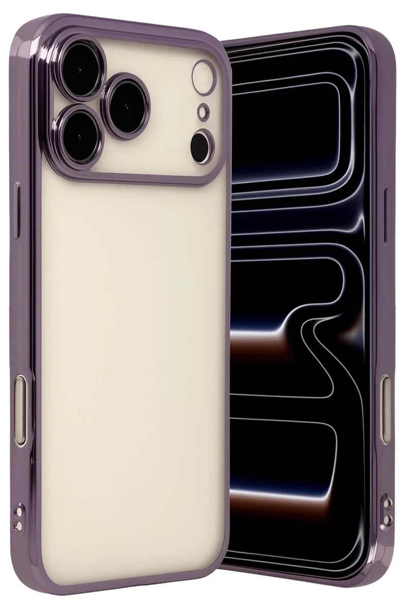 Apple iPhone 17 Pro Lensli Silikon - Mor