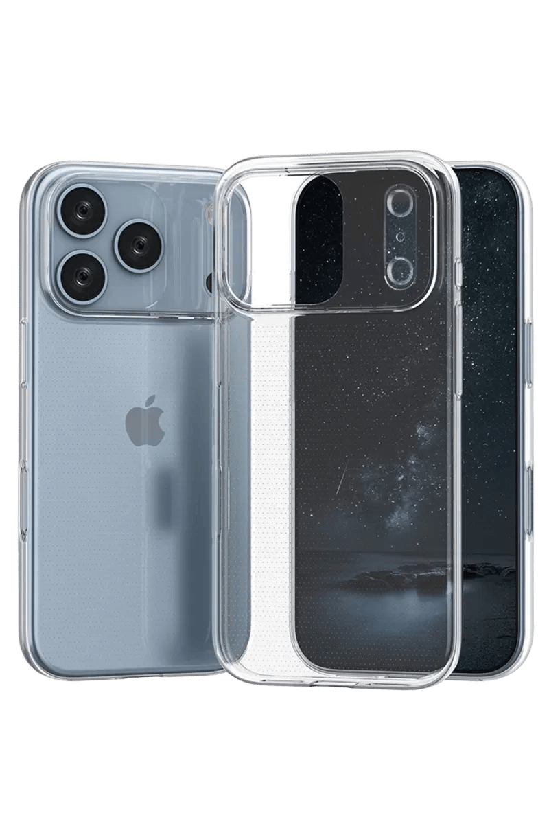 Apple iPhone 17 Pro Lüx Şeffaf Silikon - Şeffaf