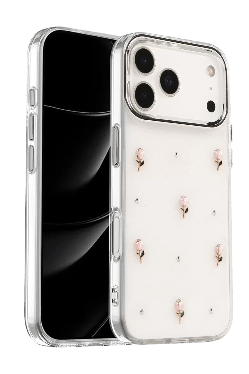Apple iPhone 17 Pro Max Fiyonk Desenli Kapak - Desen 6