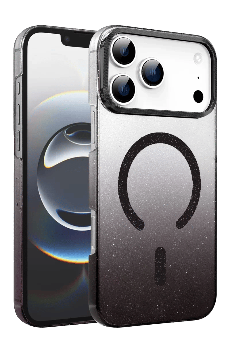 Apple iPhone 17 Pro Max Glossy Magsafe Kapak - Siyah