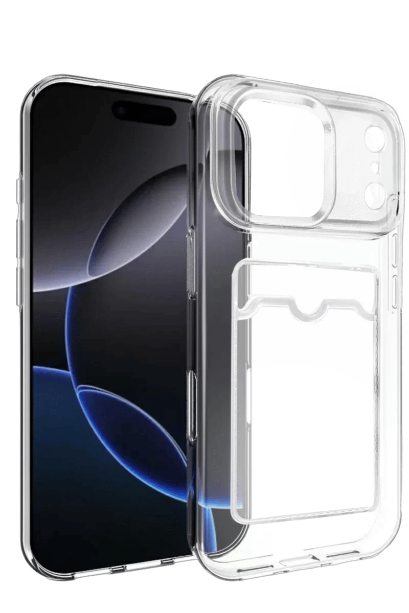 Apple iPhone 17 Pro Max Kart Şeffaf Silikon - Şeffaf