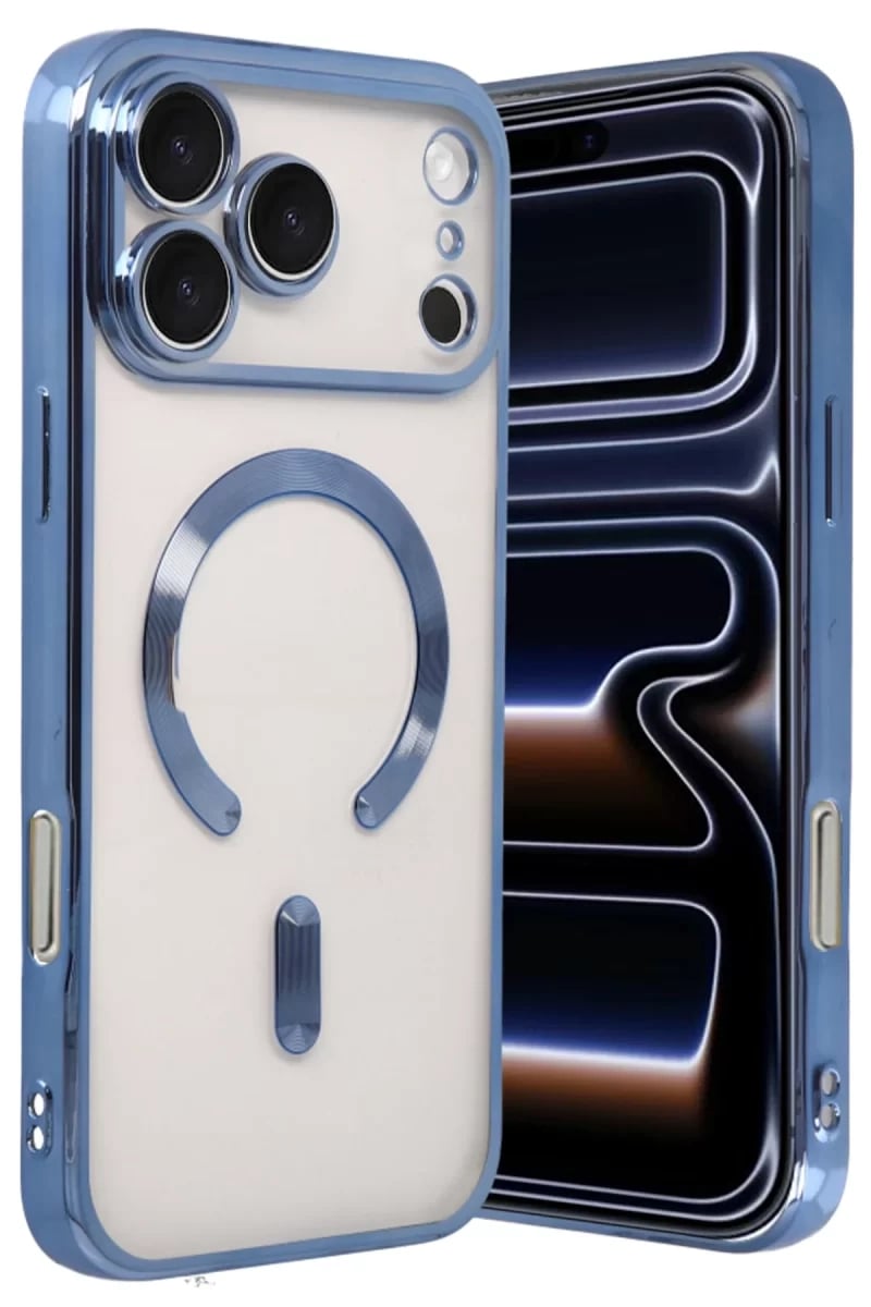 Apple iPhone 17 Pro Max Kross Magneticsafe Kapak - Sierra Blue