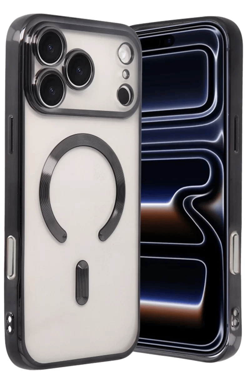 Apple iPhone 17 Pro Max Kross Magneticsafe Kapak - Siyah