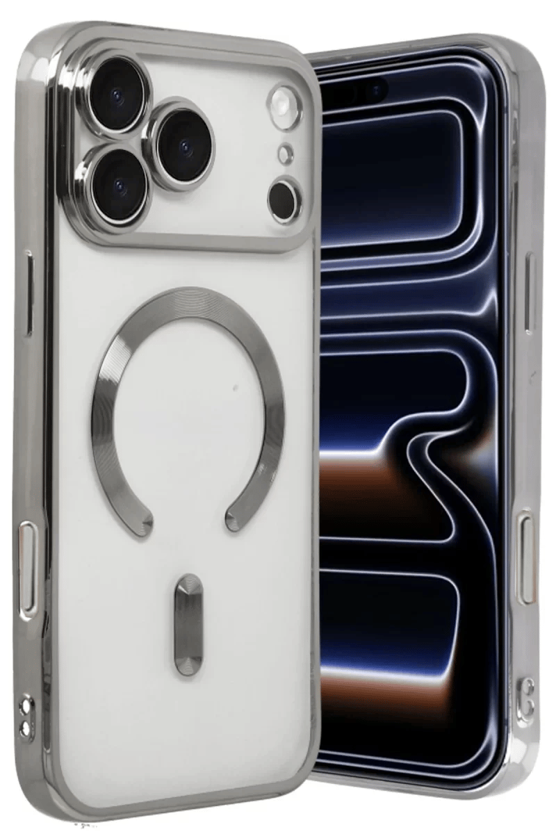 Apple iPhone 17 Pro Max Kross Magneticsafe Kapak - Gümüş