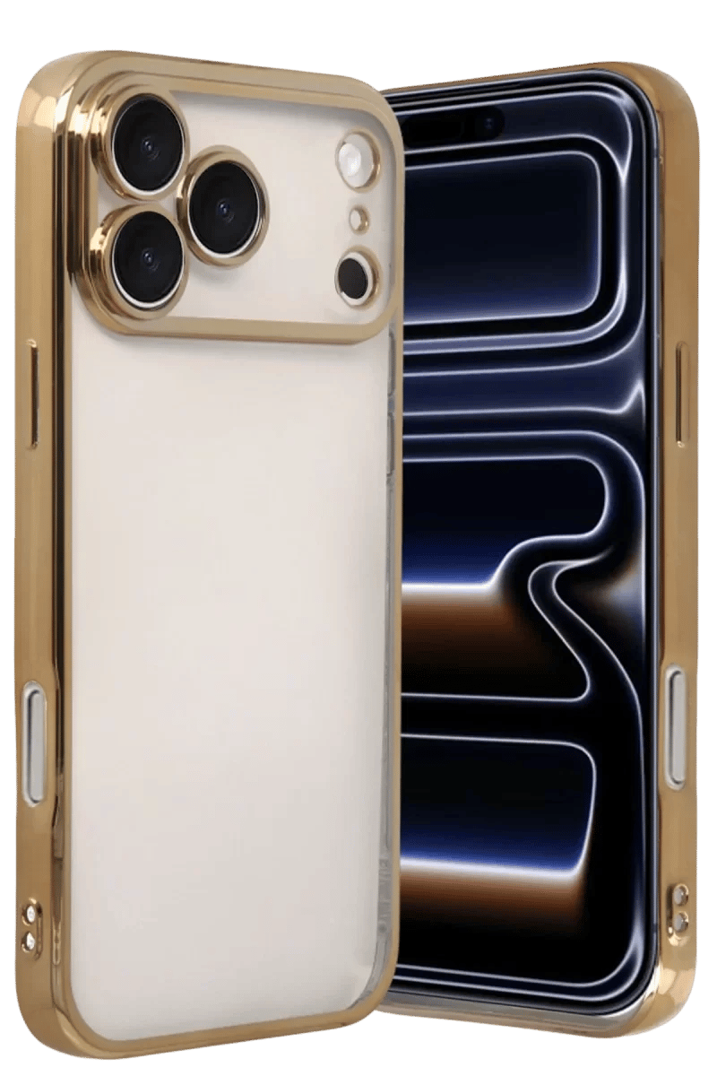 Apple iPhone 17 Pro Max Lensli Silikon - Gold