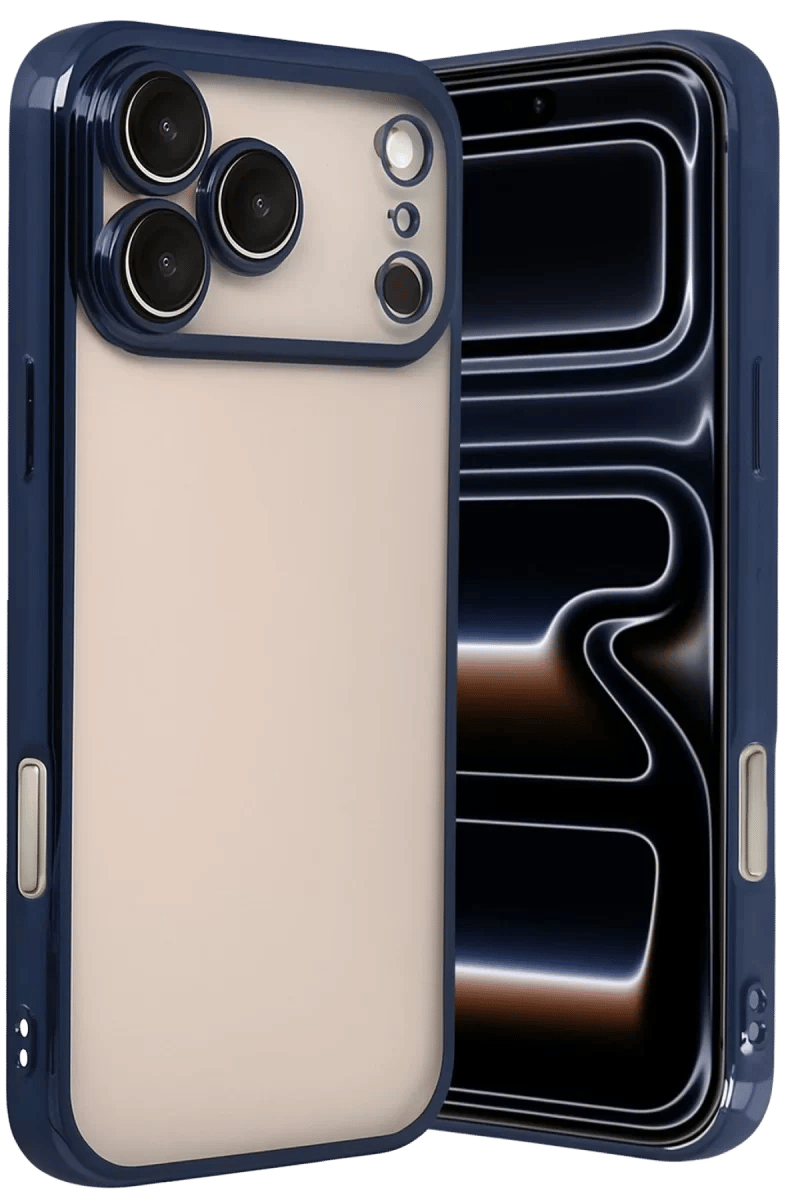 Apple iPhone 17 Pro Max Lensli Silikon - Lacivert
