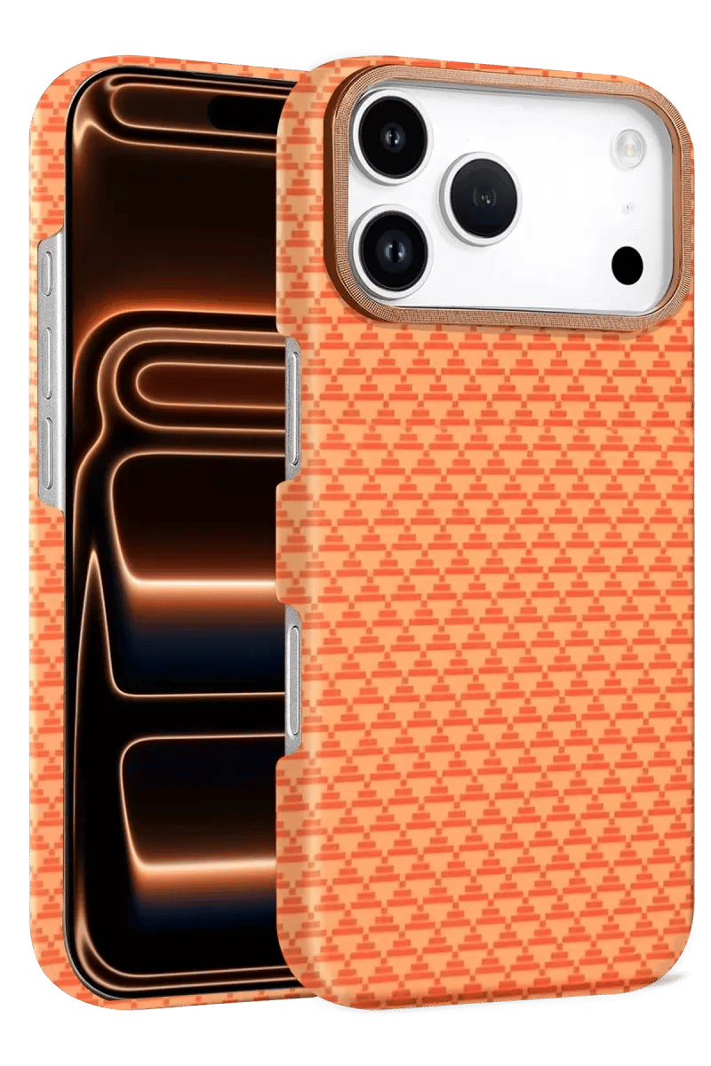 Apple iPhone 17 Pro Max Vega Magsafe Kapak - Parlak Turuncu