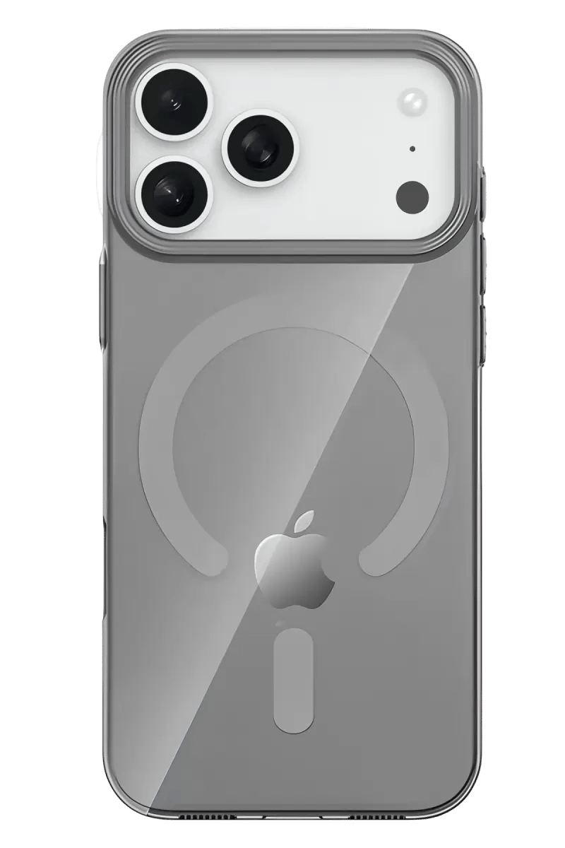 Apple iPhone 17 Pro PC Blank Magsafe Kapak - Natural Grey