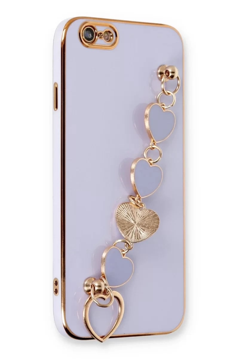 Apple iPhone 6 Kılıf Esila Silikon - Lila