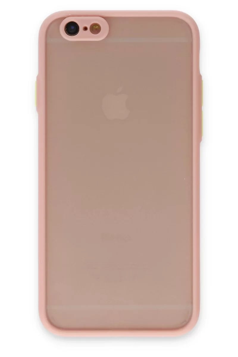 Apple iPhone 6 Kılıf Montreal Silikon Kapak - Pembe