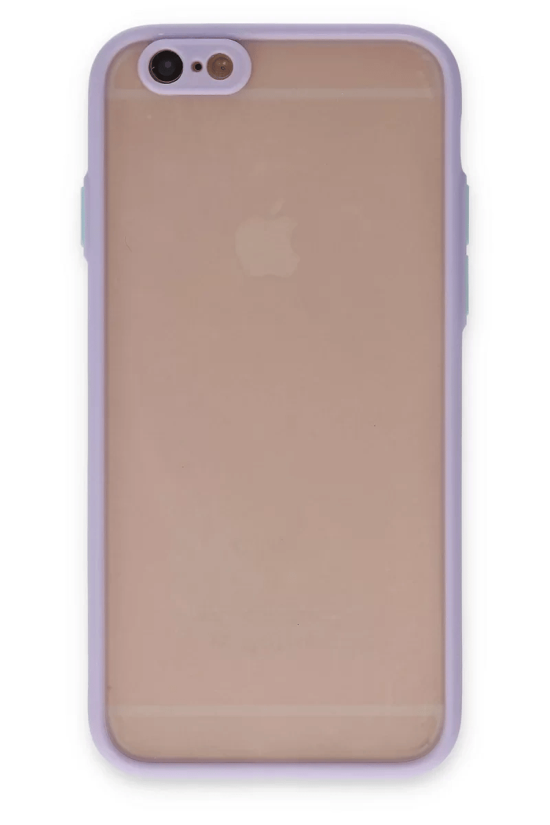 Apple iPhone 6 Kılıf Montreal Silikon Kapak - Mor