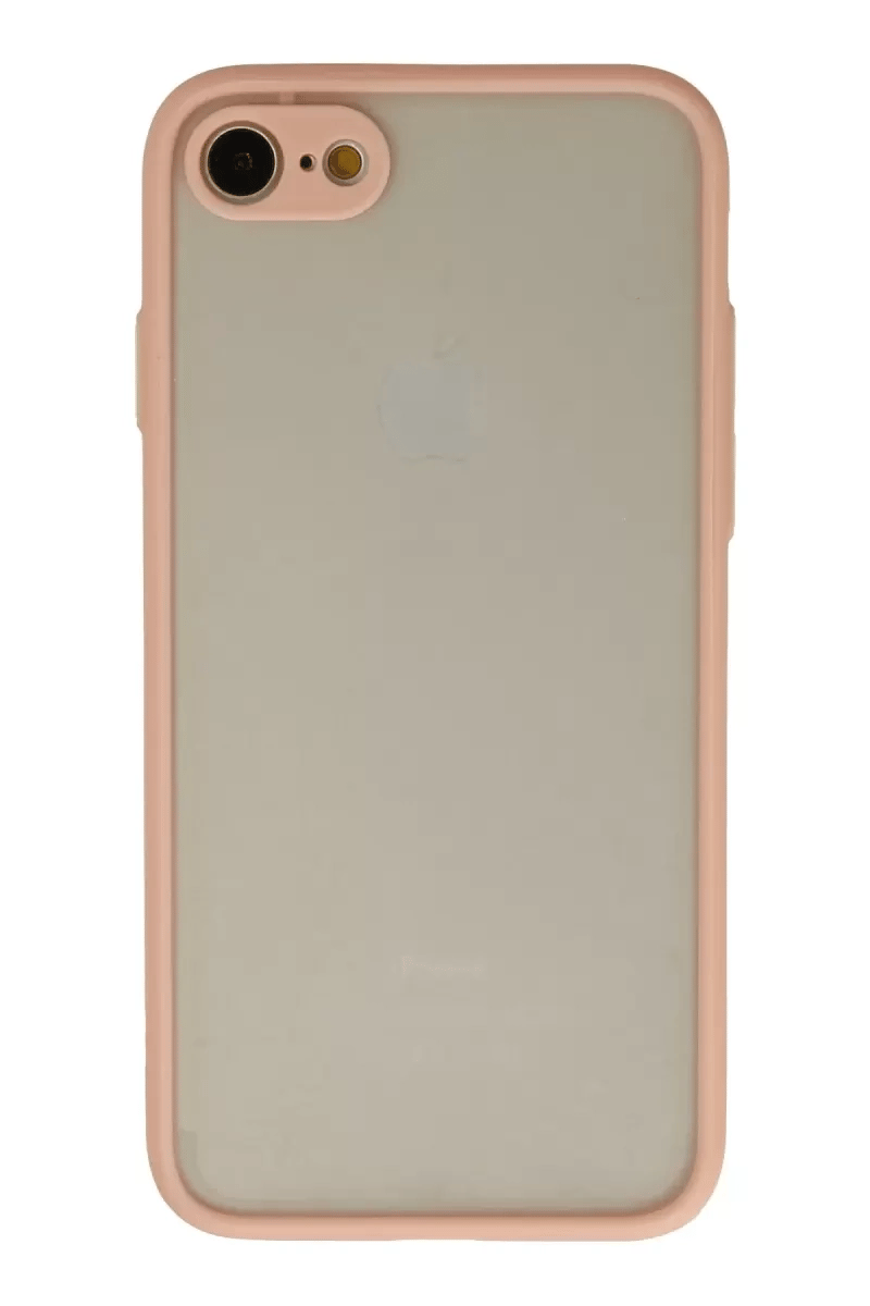 Apple iPhone 7 Kılıf Montreal Silikon Kapak - Pembe