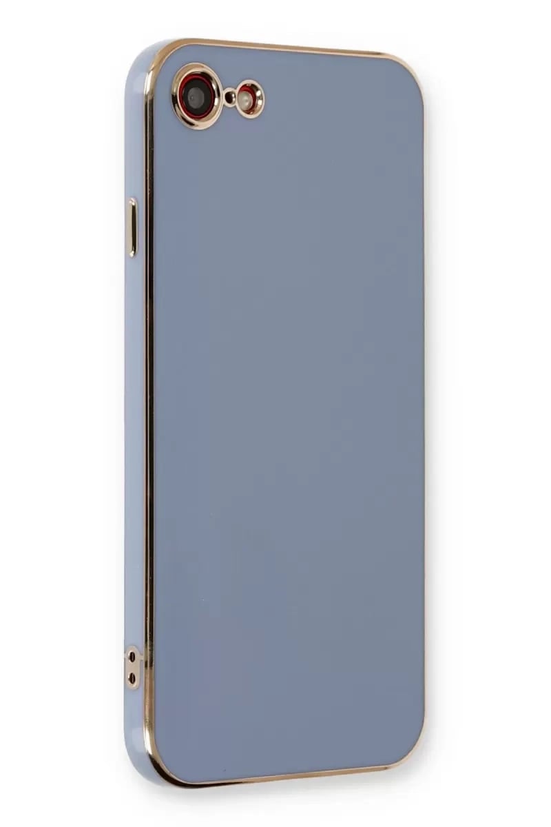 Apple iPhone 7 Kılıf Volet Silikon - Mavi