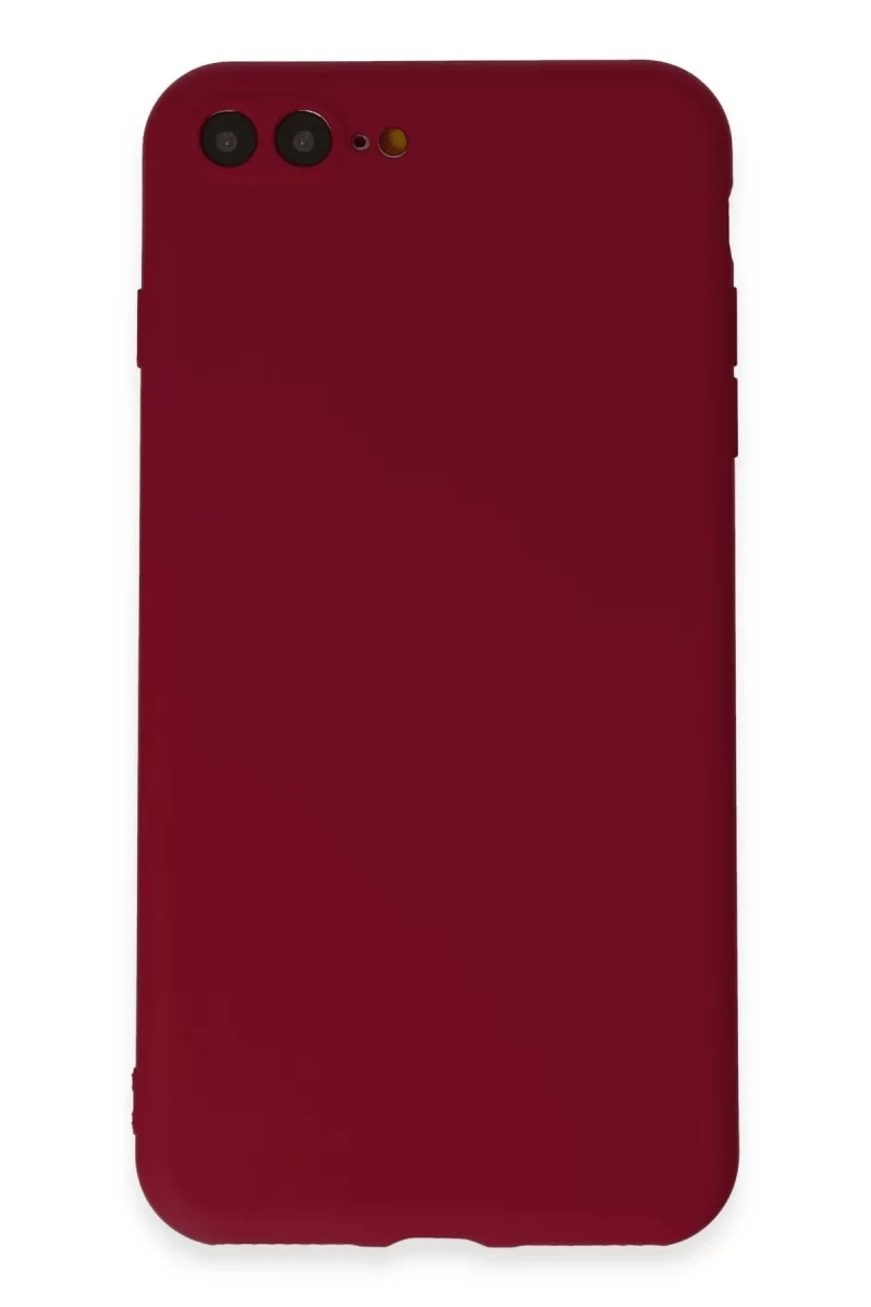 Apple iPhone 7 Plus Kılıf First Silikon - Bordo