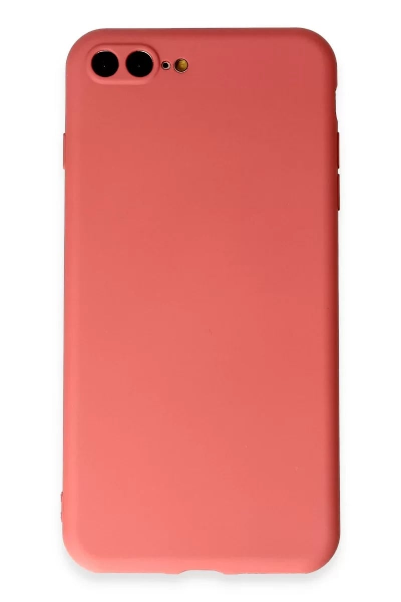 Apple iPhone 7 Plus Kılıf First Silikon - Kiremit