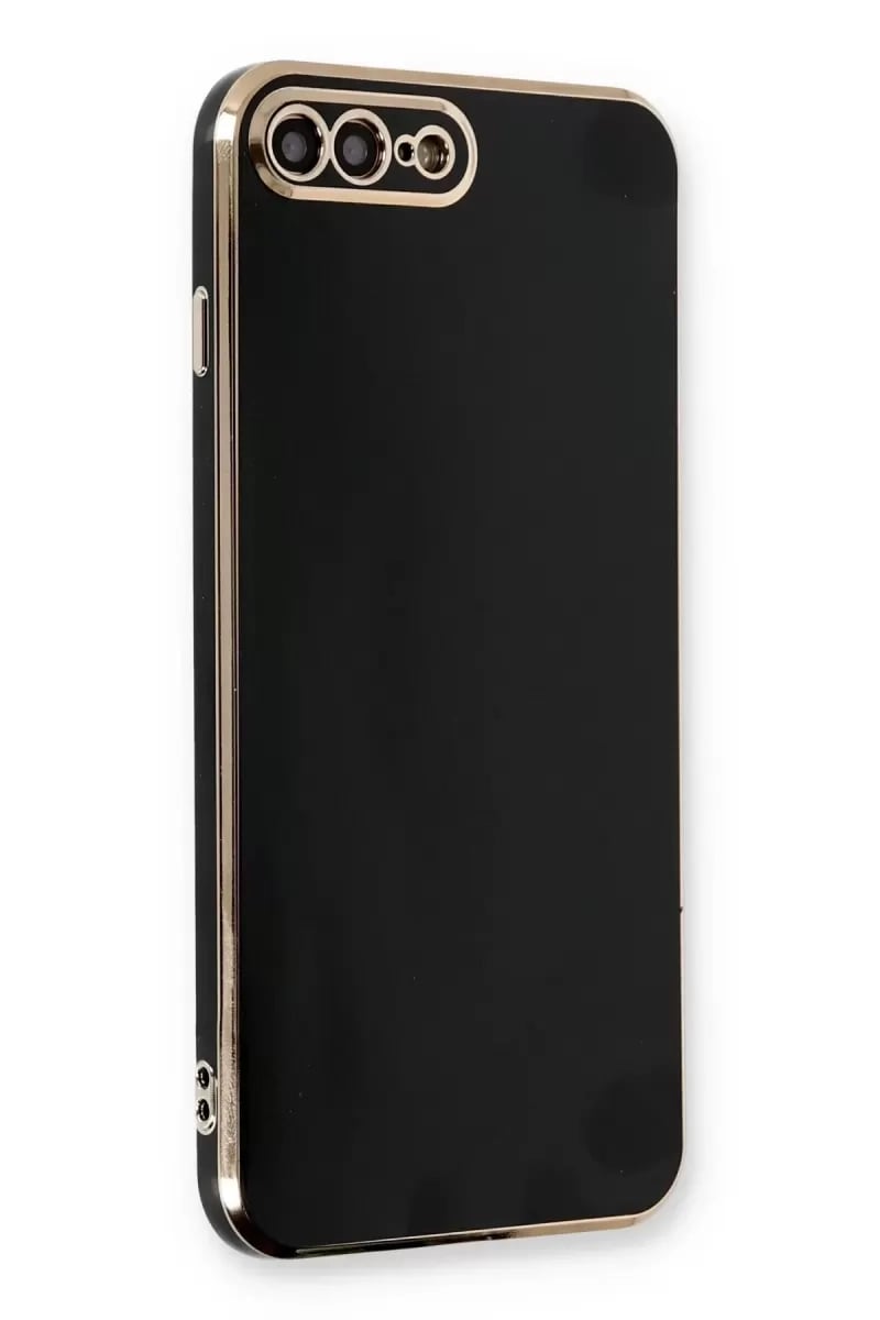 Apple iPhone 7 Plus Kılıf Volet Silikon - Siyah
