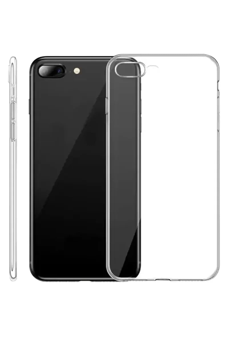 Apple iPhone 8 Plus Kılıf Lüx Şeffaf Silikon